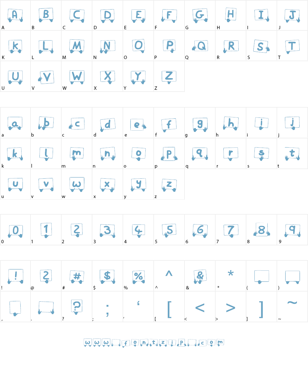 Play Sign Font Character