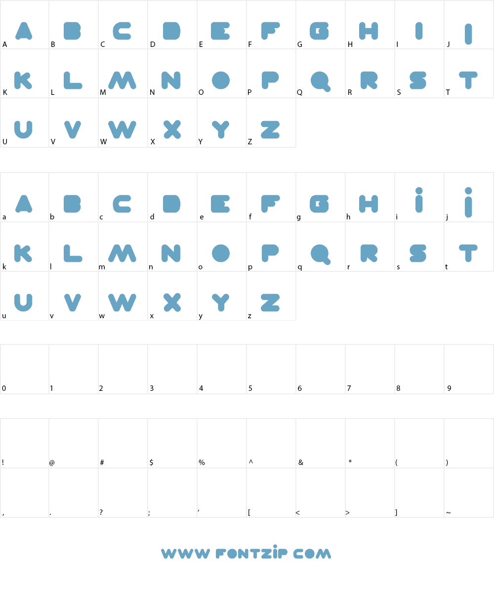 NIVIS Font Character