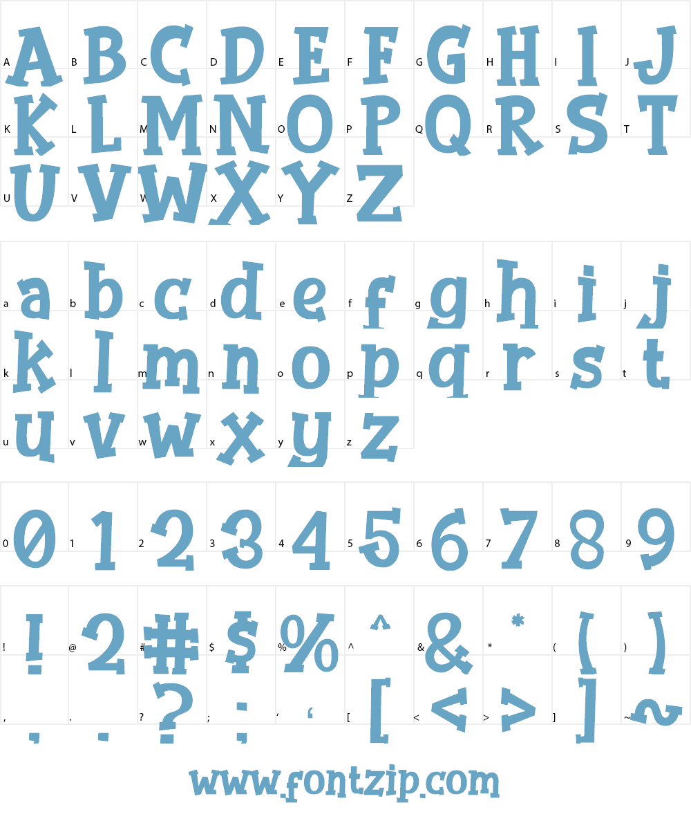 The Bomb Font Character