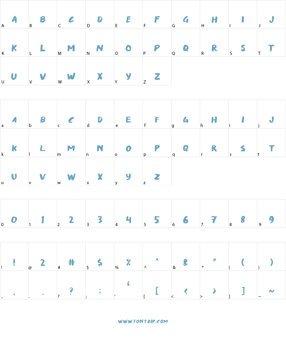 Danska Font Character