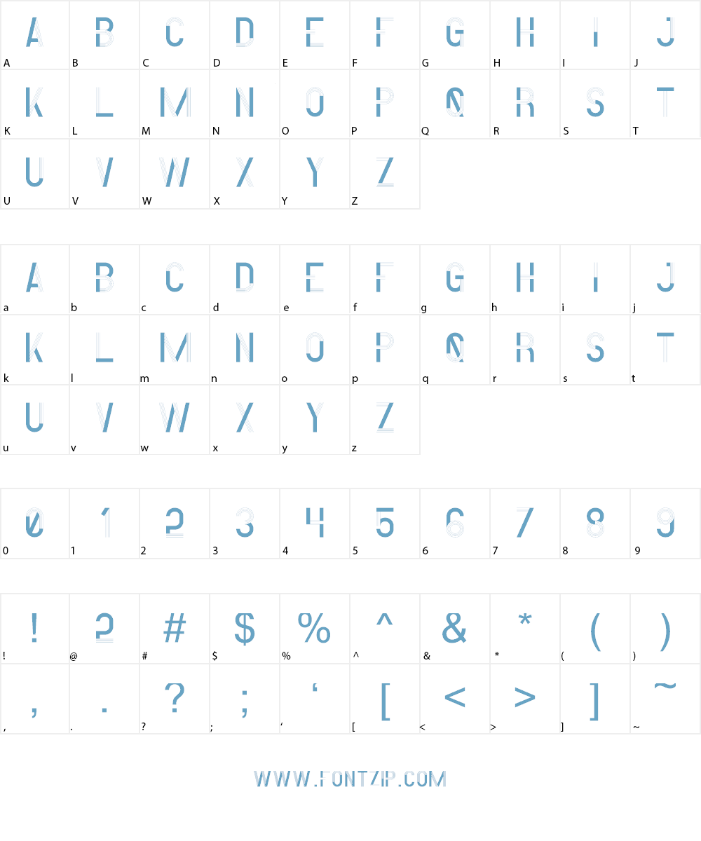 Minbus - Display Font Character