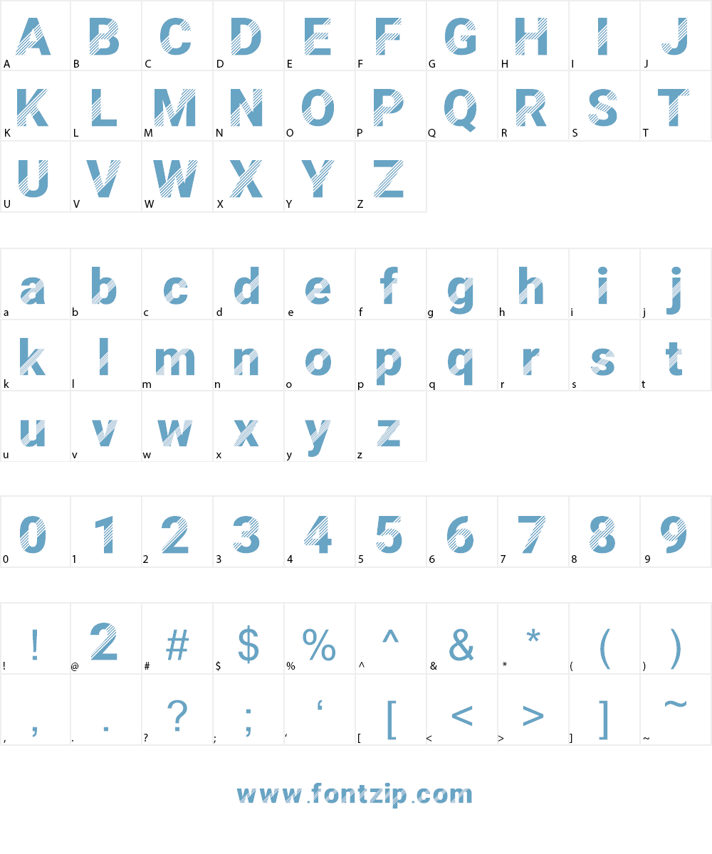 Retro New Version Font Character