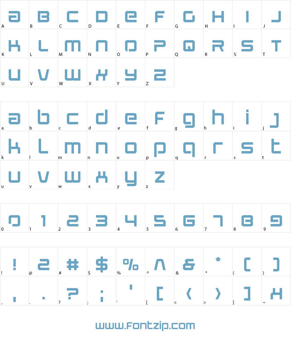Star Eagle 2 Font Character