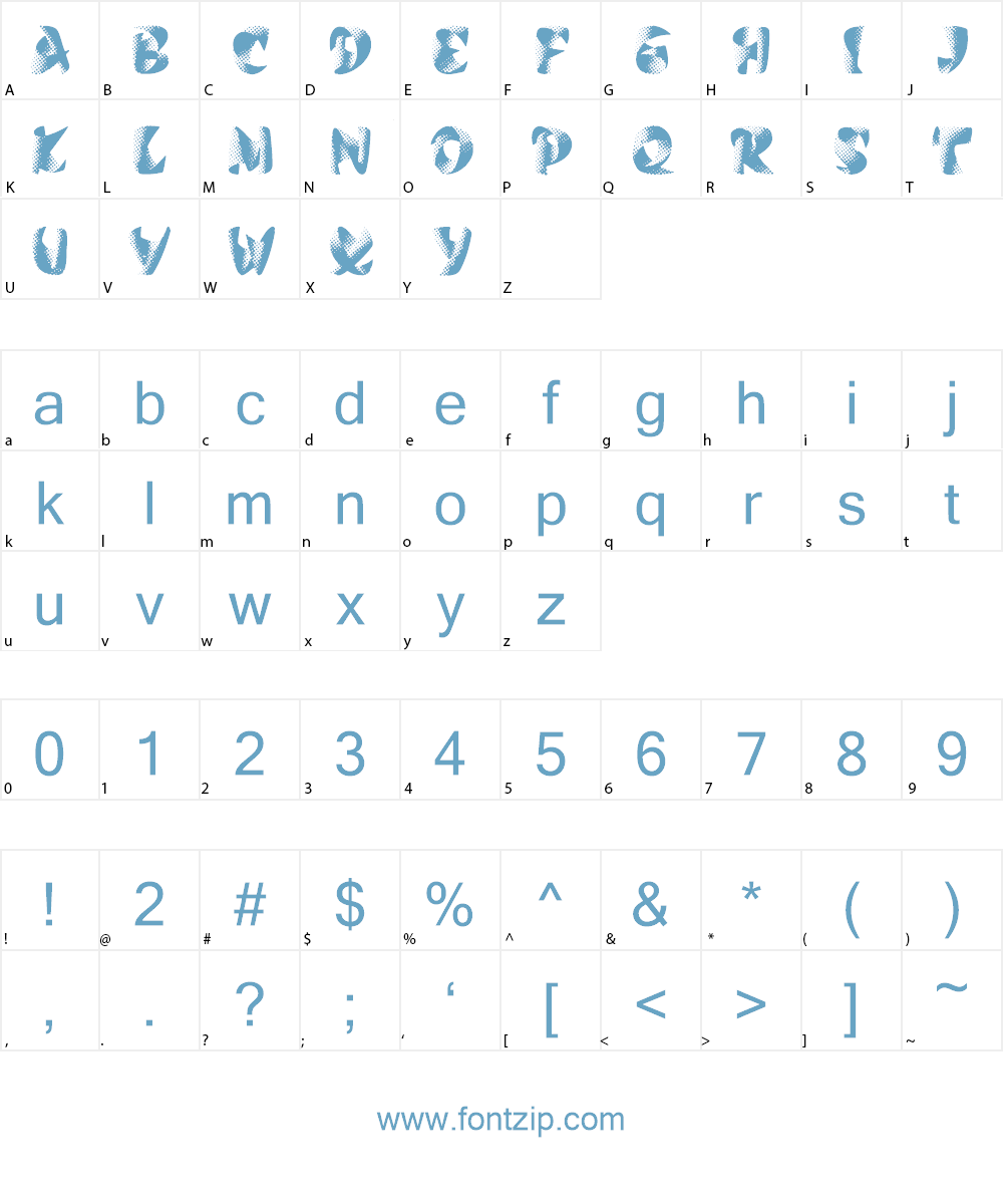 Calypso Boy (Demo) Font Character