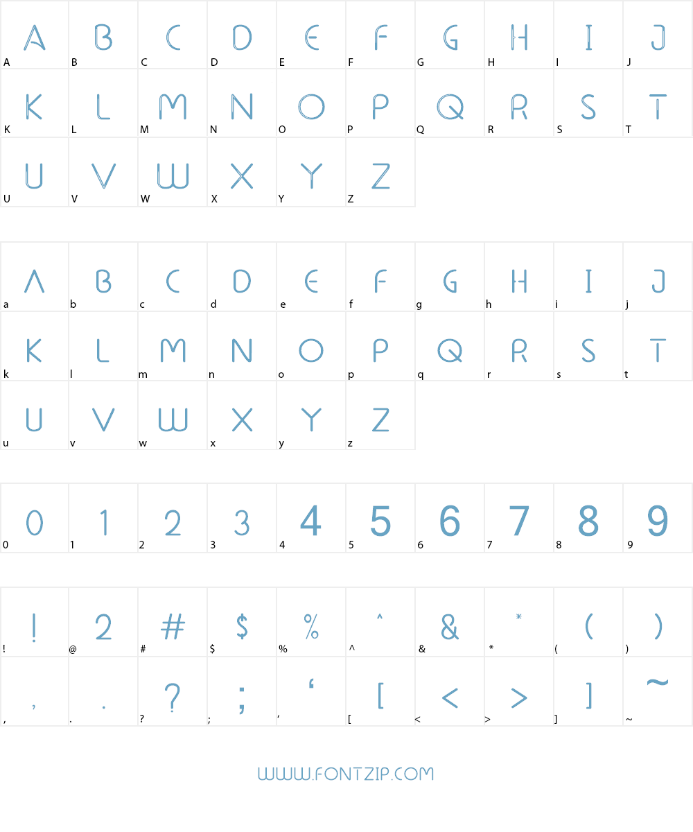 Runlion Font Character