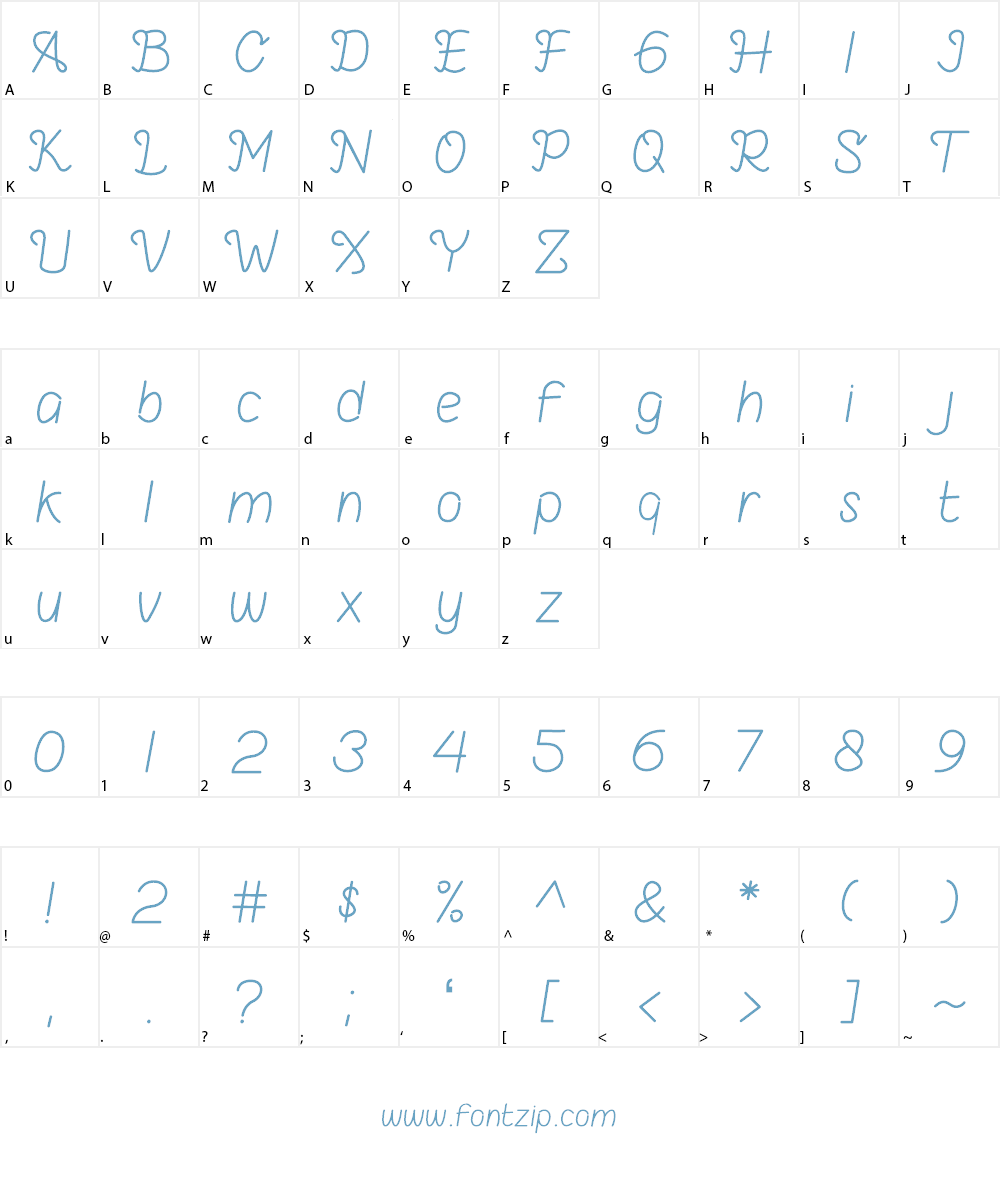 Azmerotta Font Character