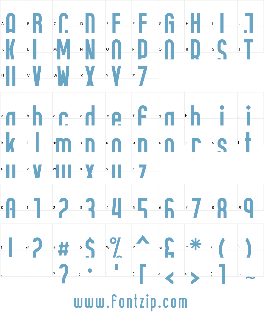 Curve Font Character