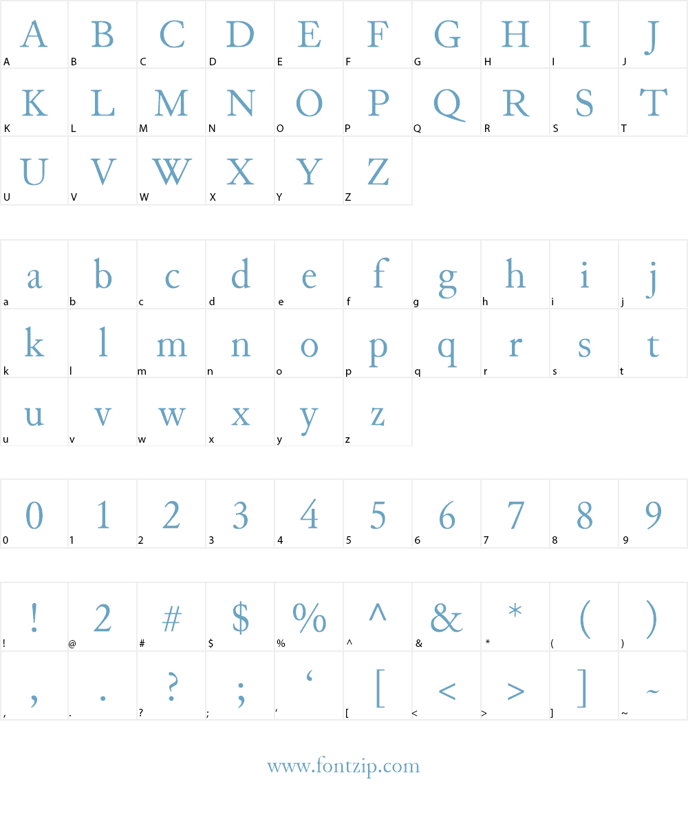 Foulis Greek Font Character