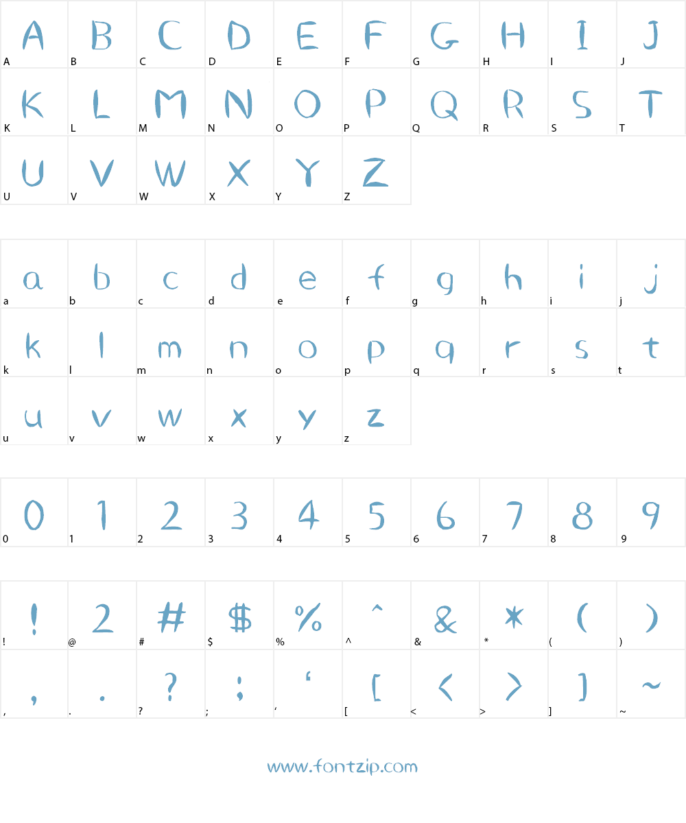 Snap_P Font Character