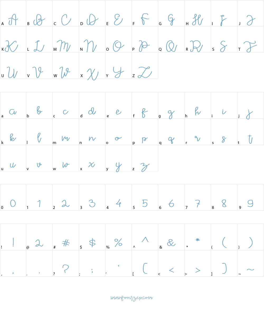 Vilova Font Character