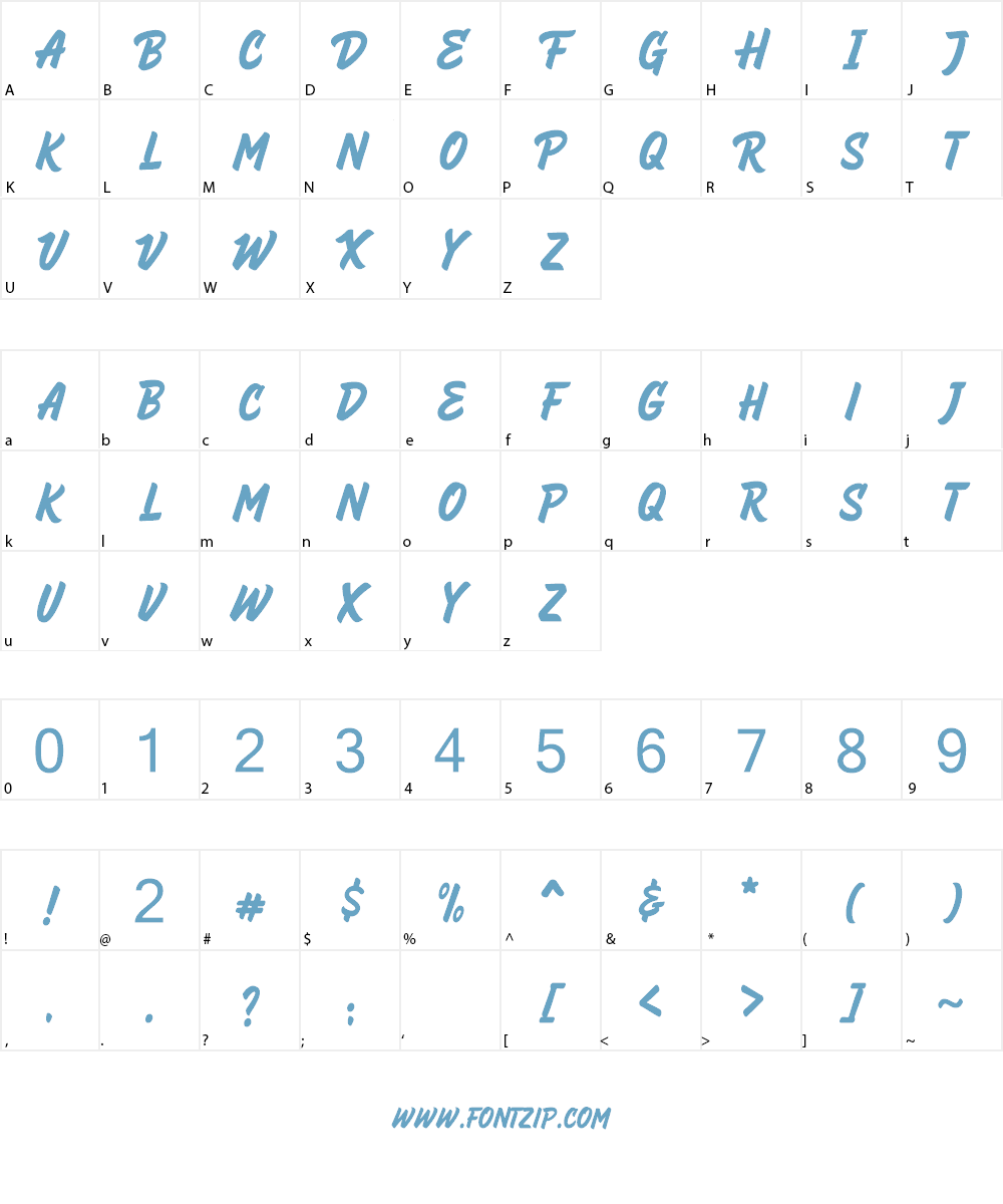 Hey Brights Font Character