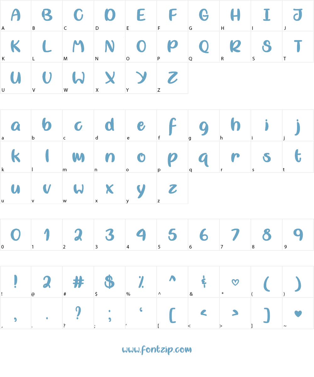 Misti Nicole Font Character