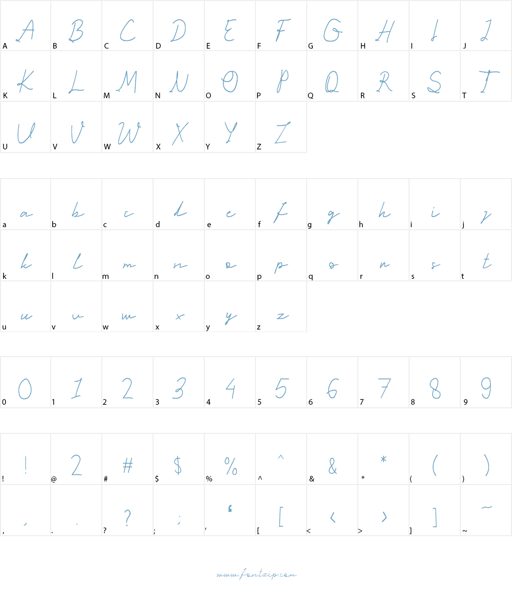 Konimasa Font Character