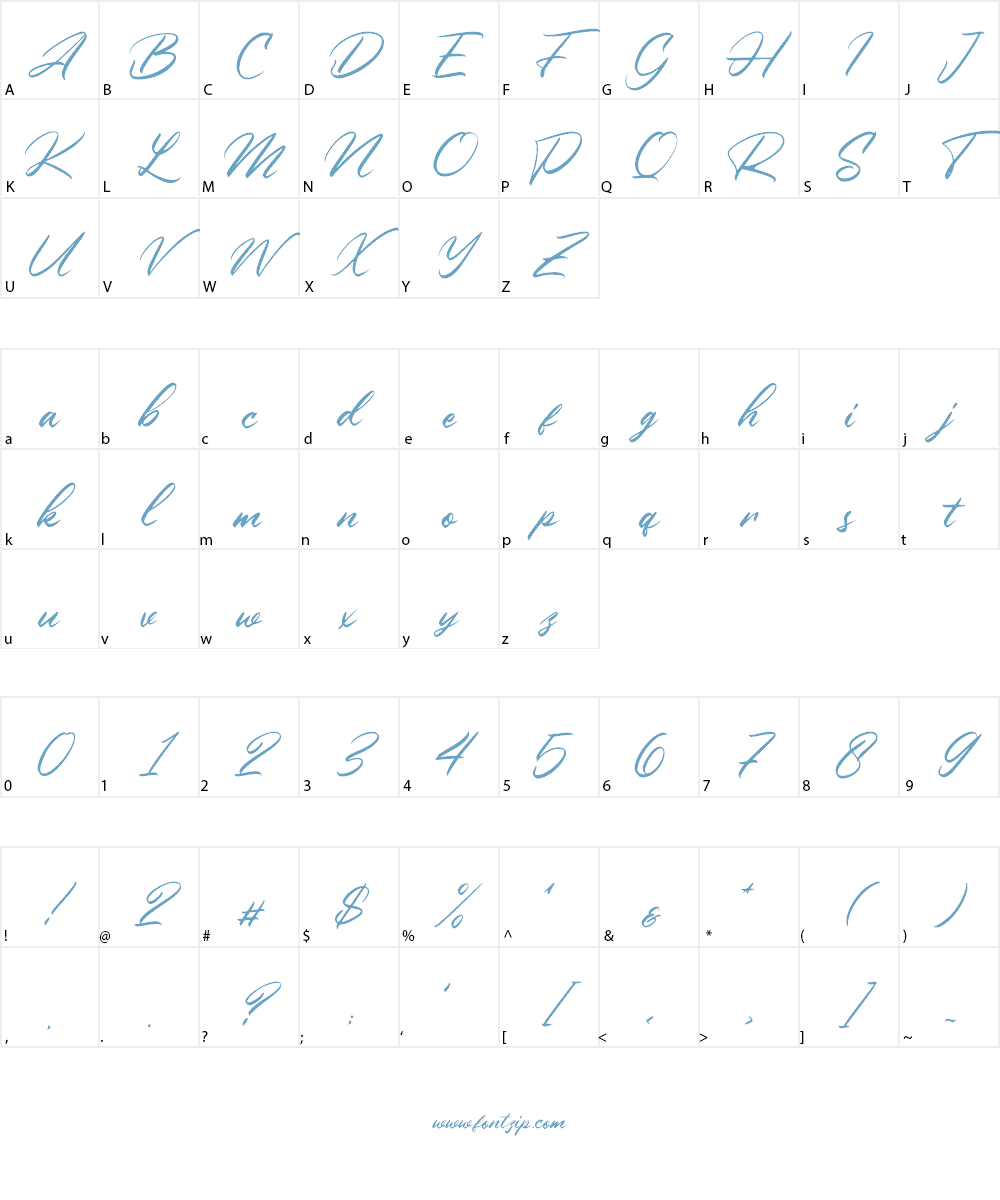 Winsberg Font Character