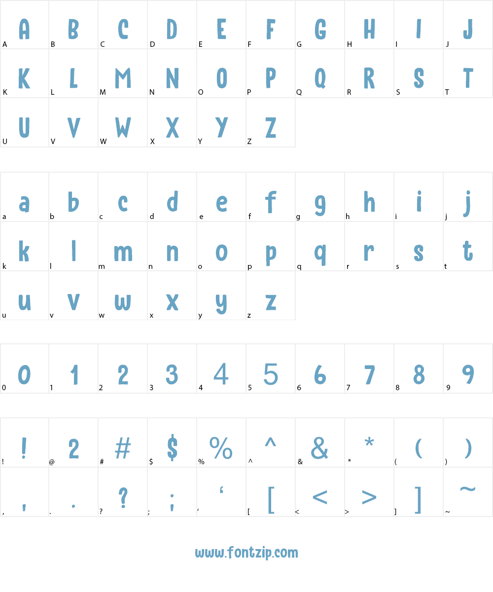 Instant Harmony Font Character