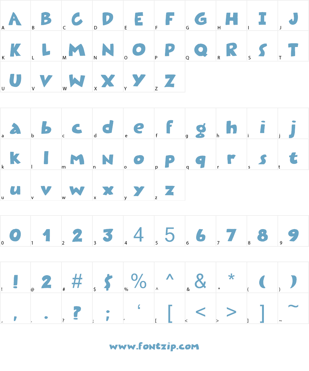 Plastic Fantastic Font Character