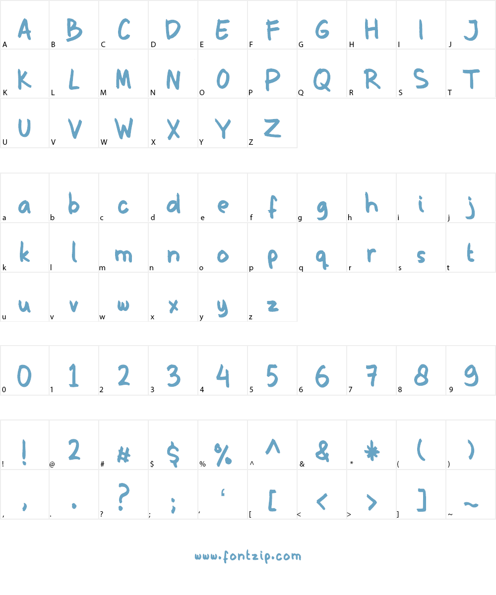 Gosrokan Font Character