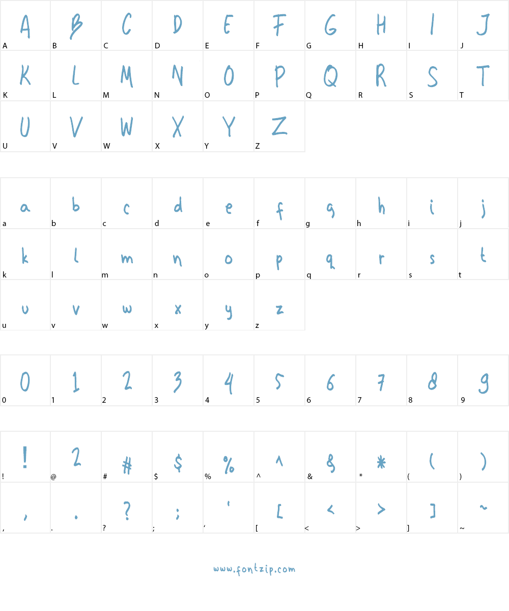 Kemplu Font Character