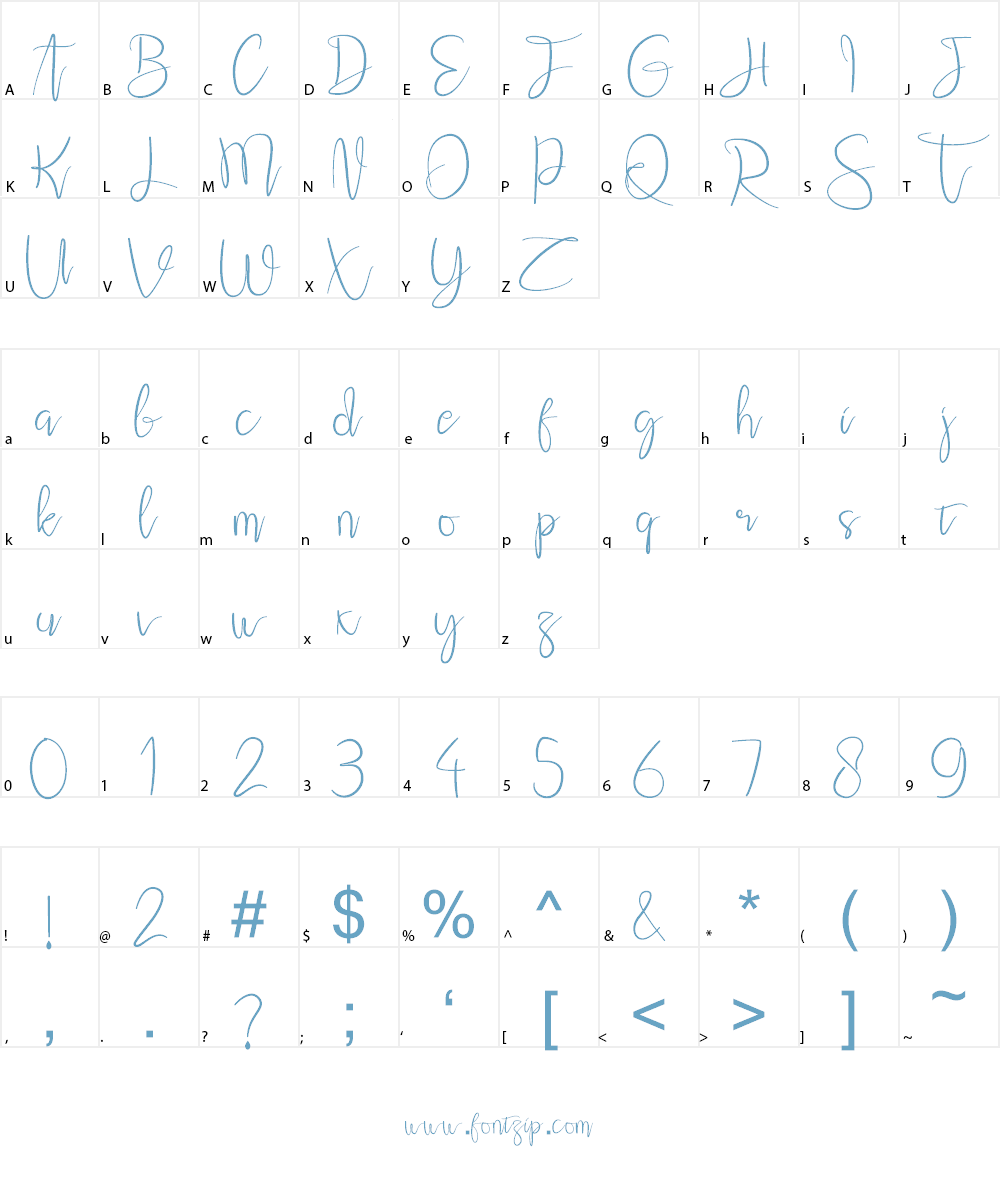 Ninella Font Character