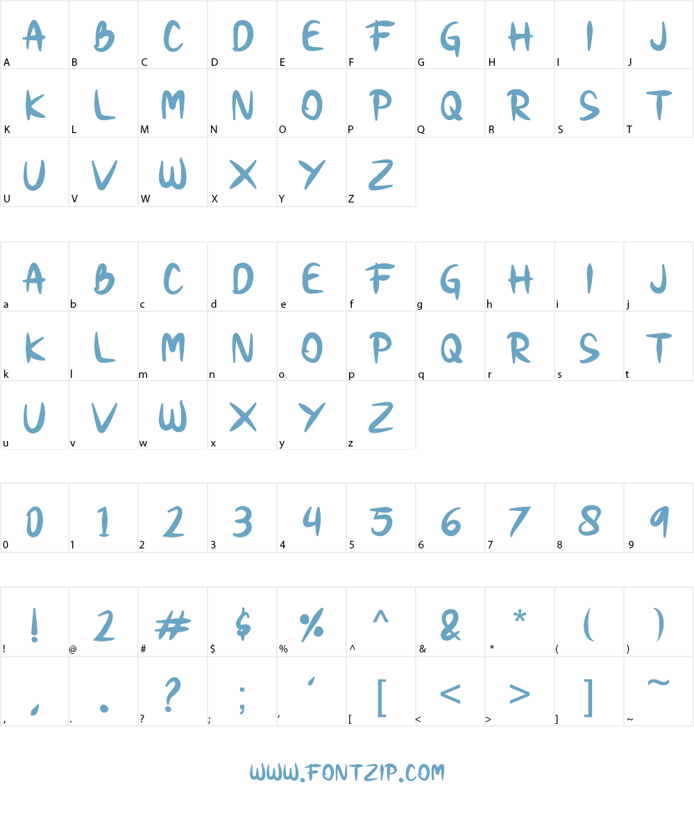 Snobi Font Character