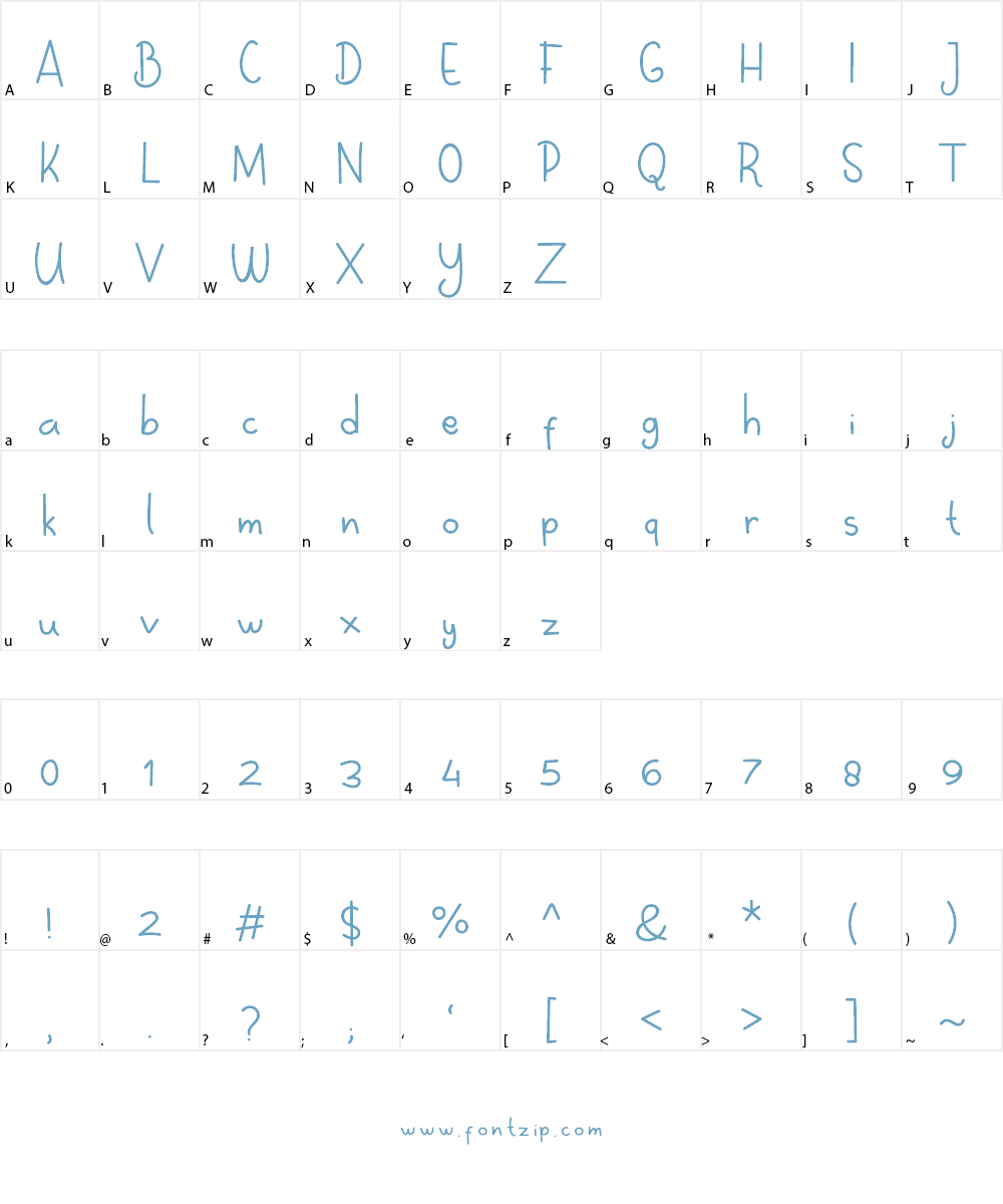 Super Melon Hunter Font Character