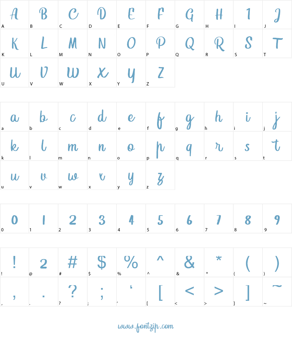 Himsomnia Font Character