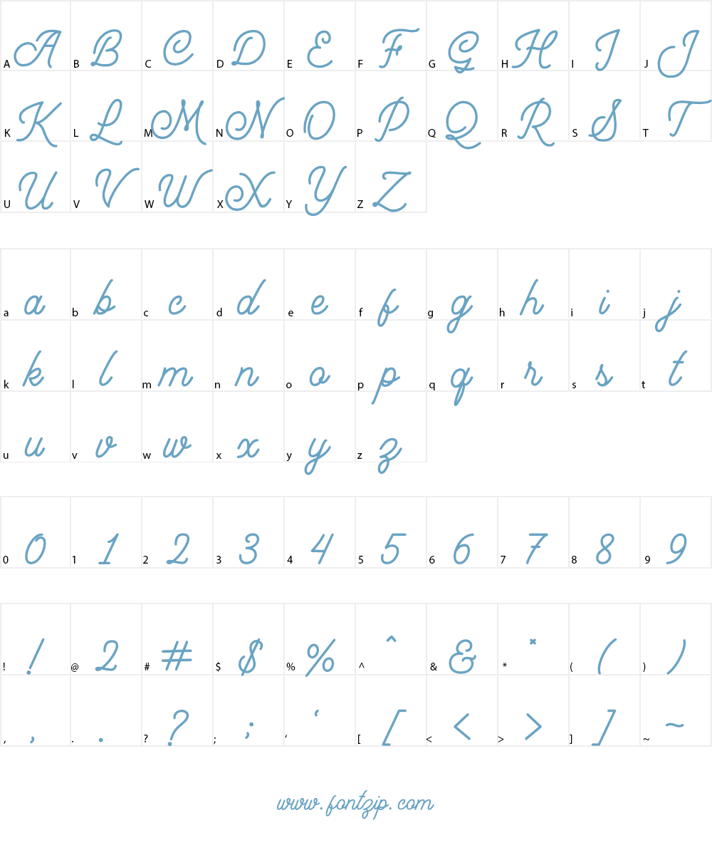 Mountecarlo Font Character