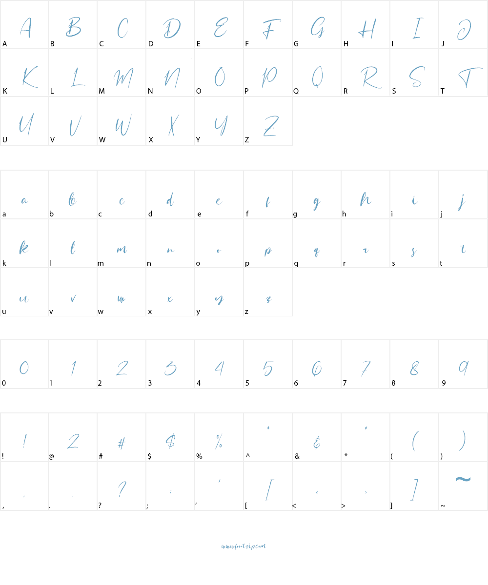 Sattersoon Font Character