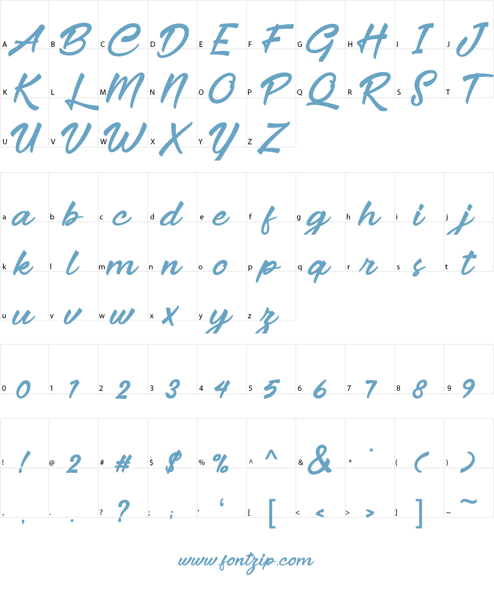 The Delicate Font Character