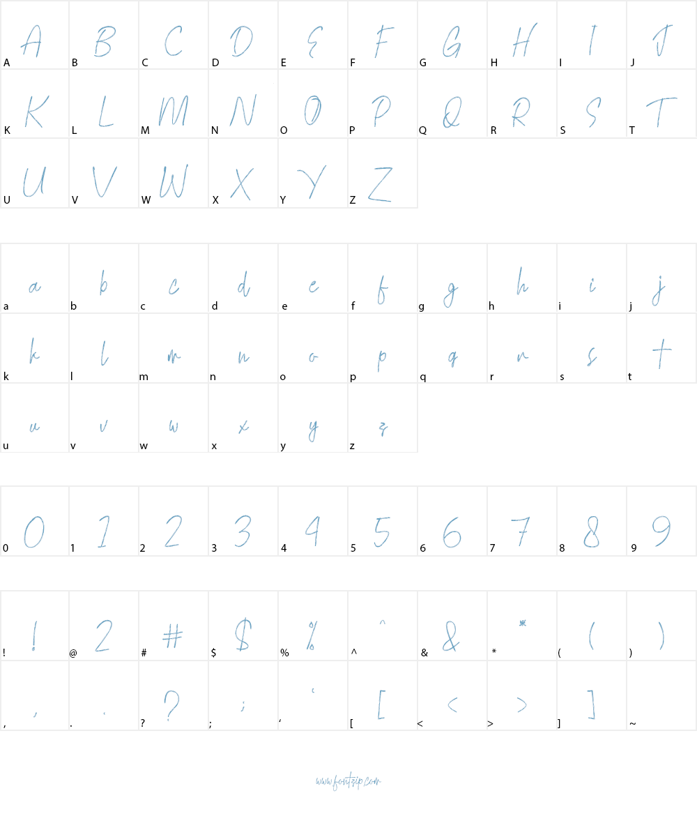 Mighty Font Character