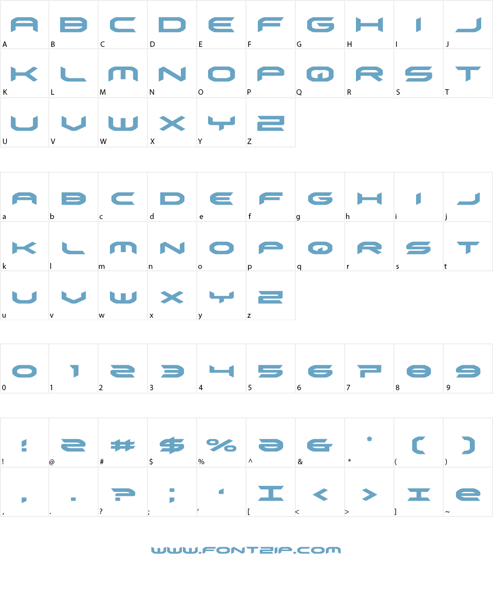 Omni Girl Font Character