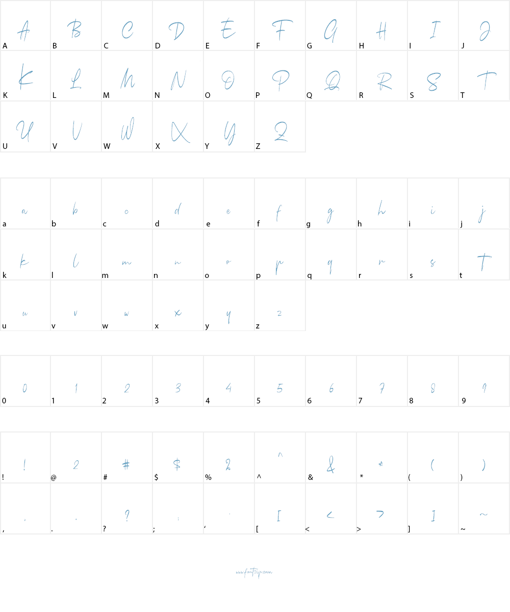Arkania Font Character