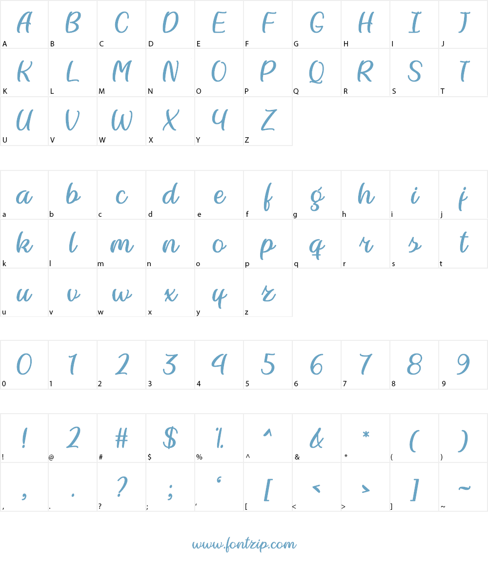 Lightning Crashes Font Character