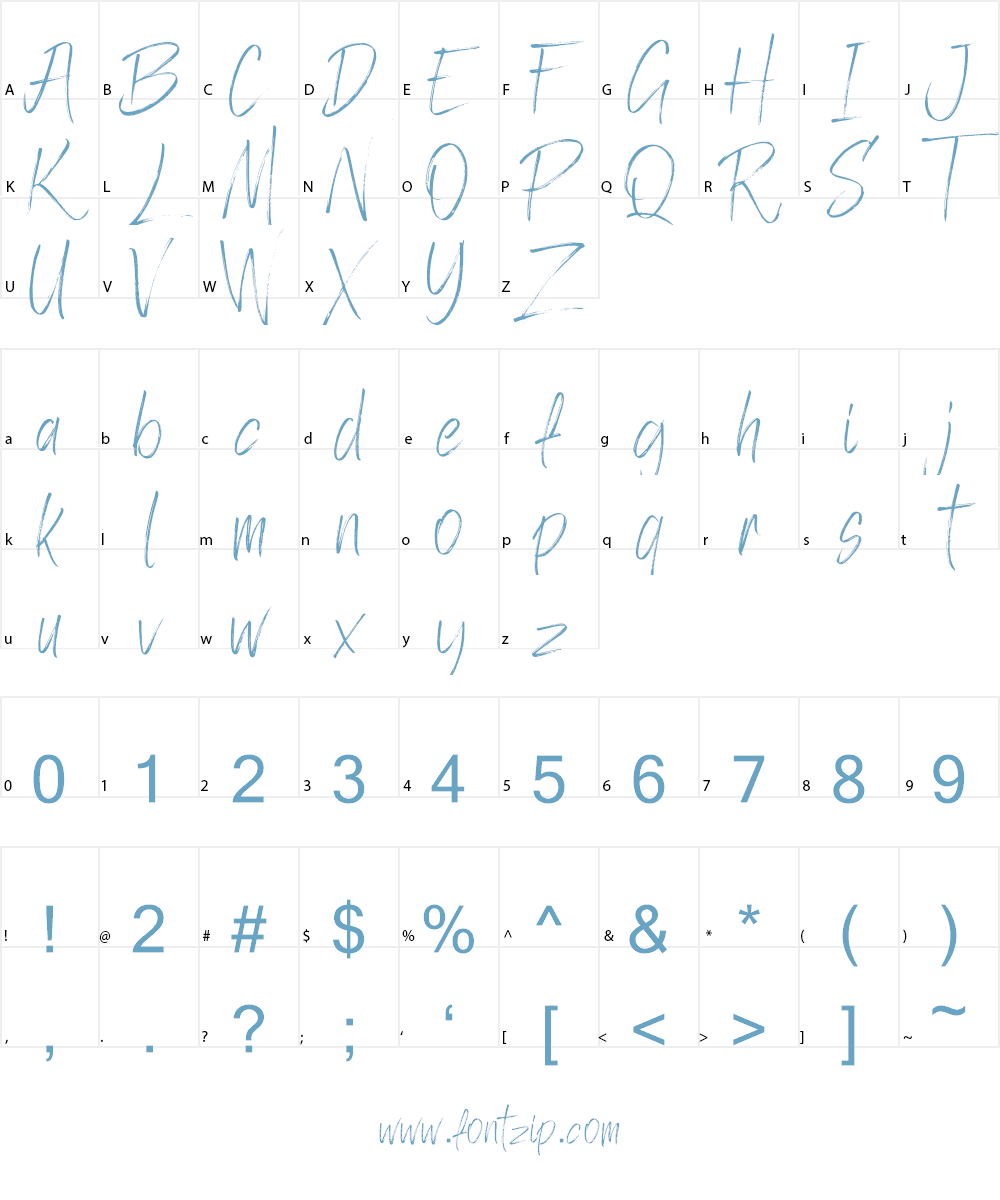 Zolanti Font Character