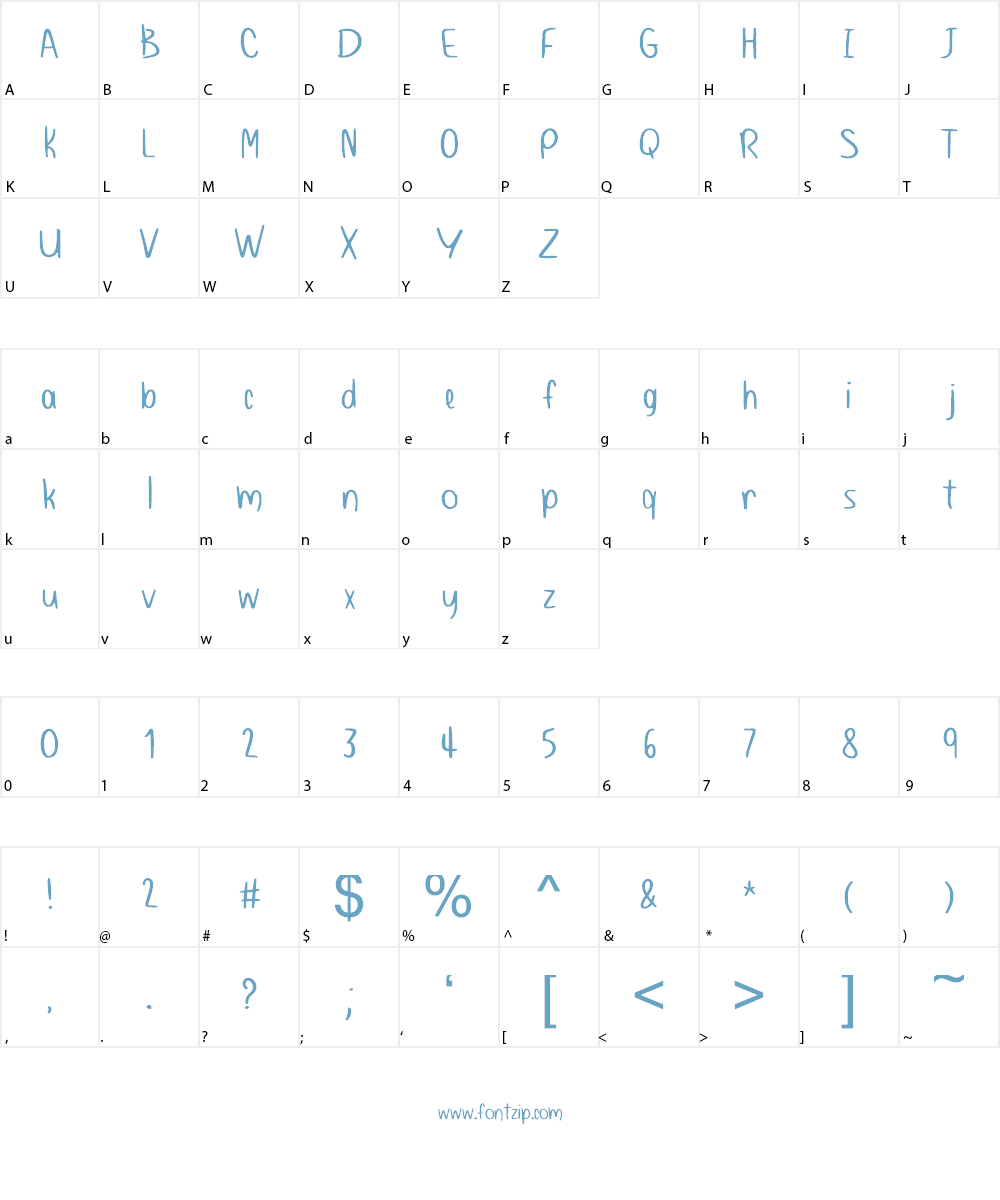 Simply2_condensed Font Character