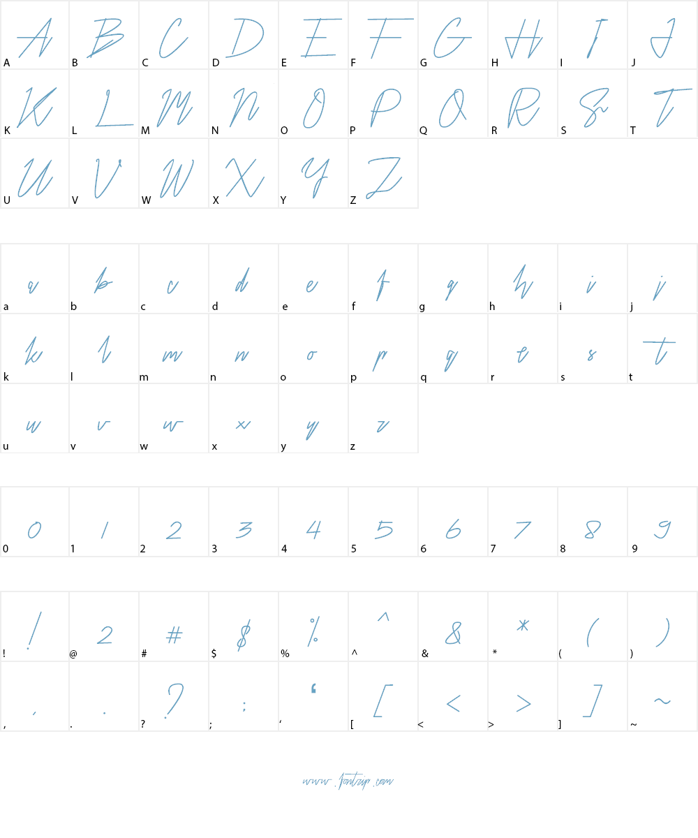 Airin Font Character