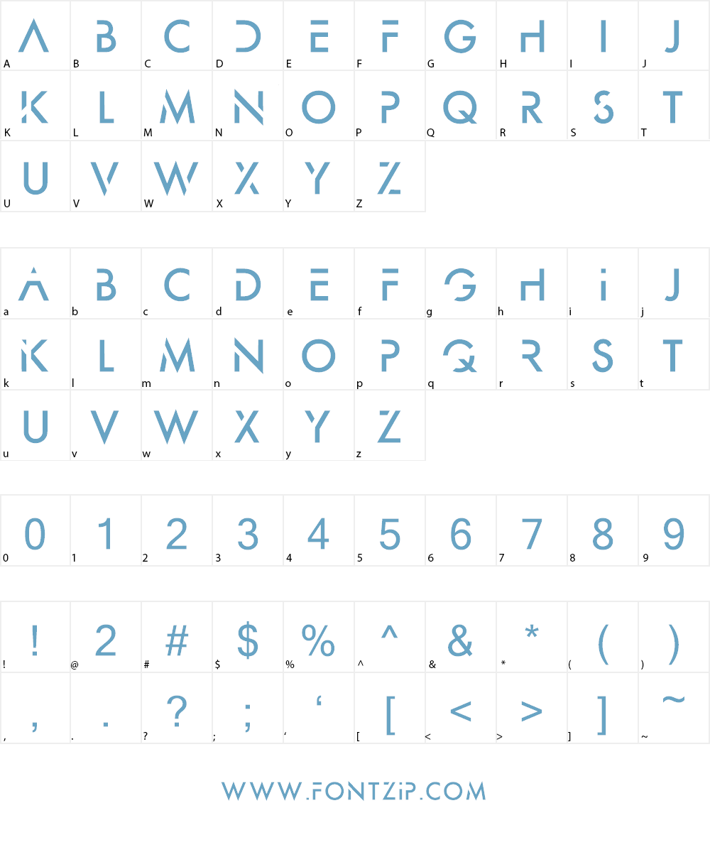 Alpha Centauri Font Character