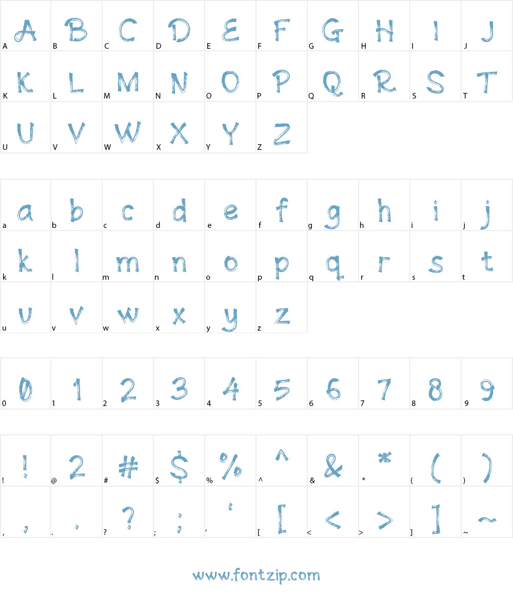 Andovine Font Character
