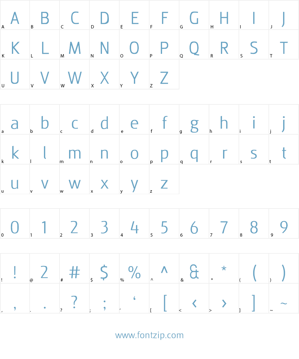 Ankle Font Character