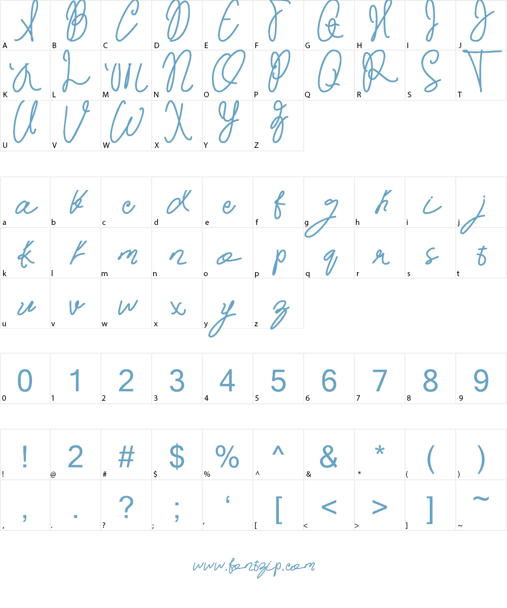 Artgila Satte Font Character