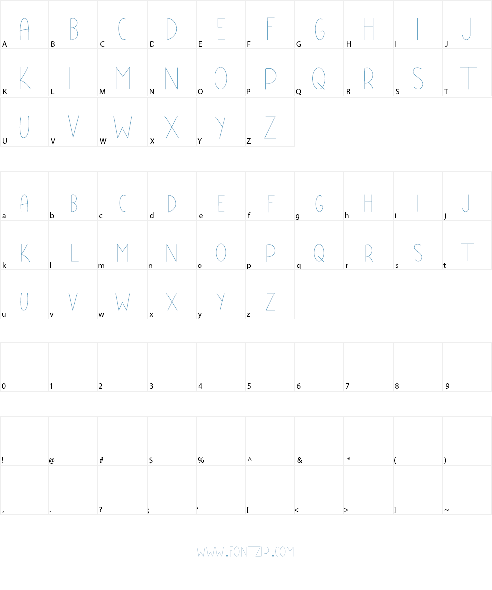 Baby Boss Font Character
