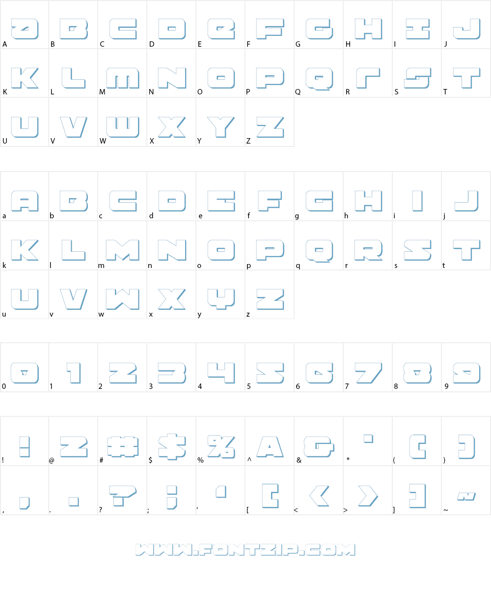 Banjin Font Character