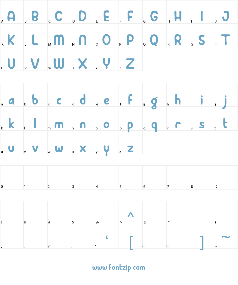 Belligan Font Character