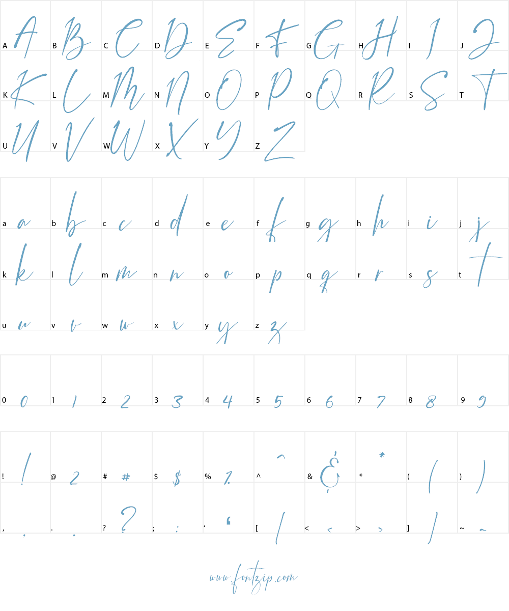 Bernaillo Font Character