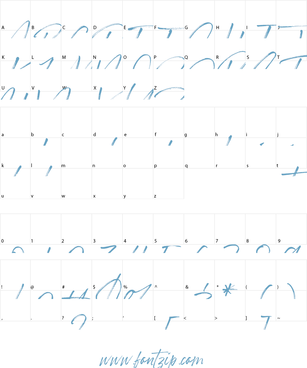 Betterworks Font Character