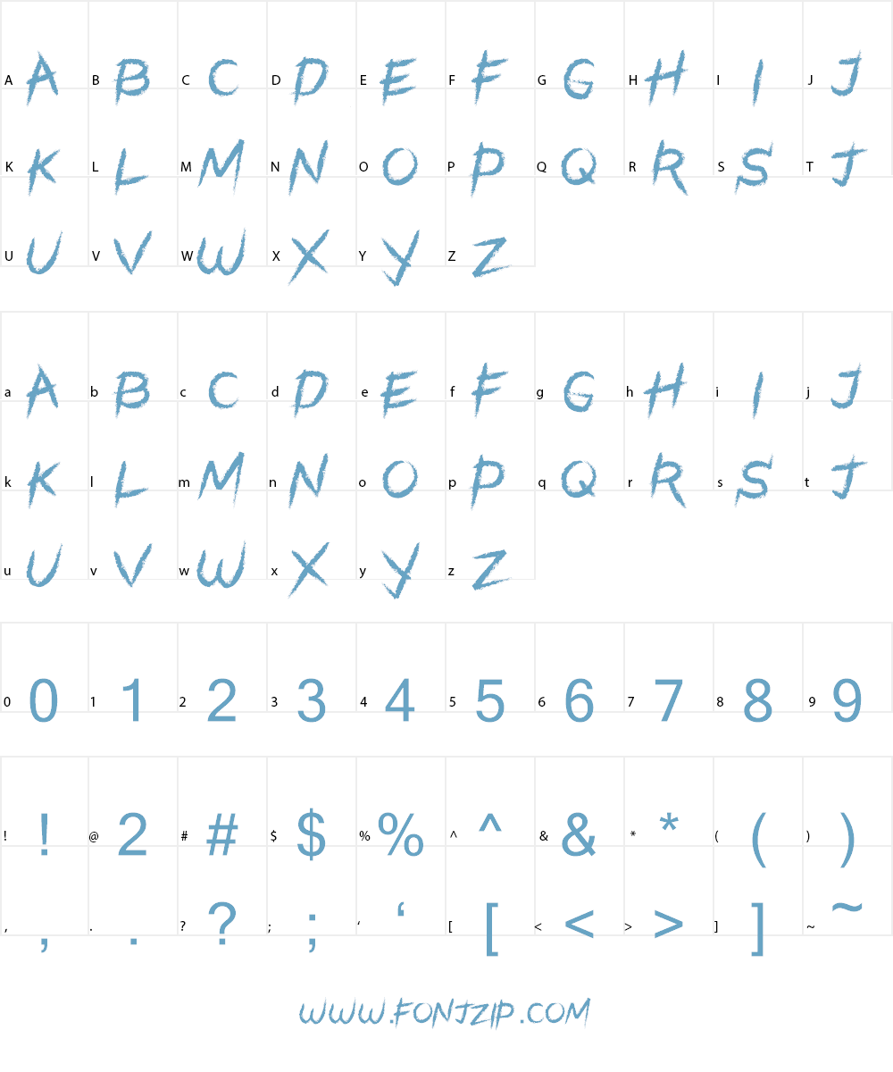 Black Halloween Font Character