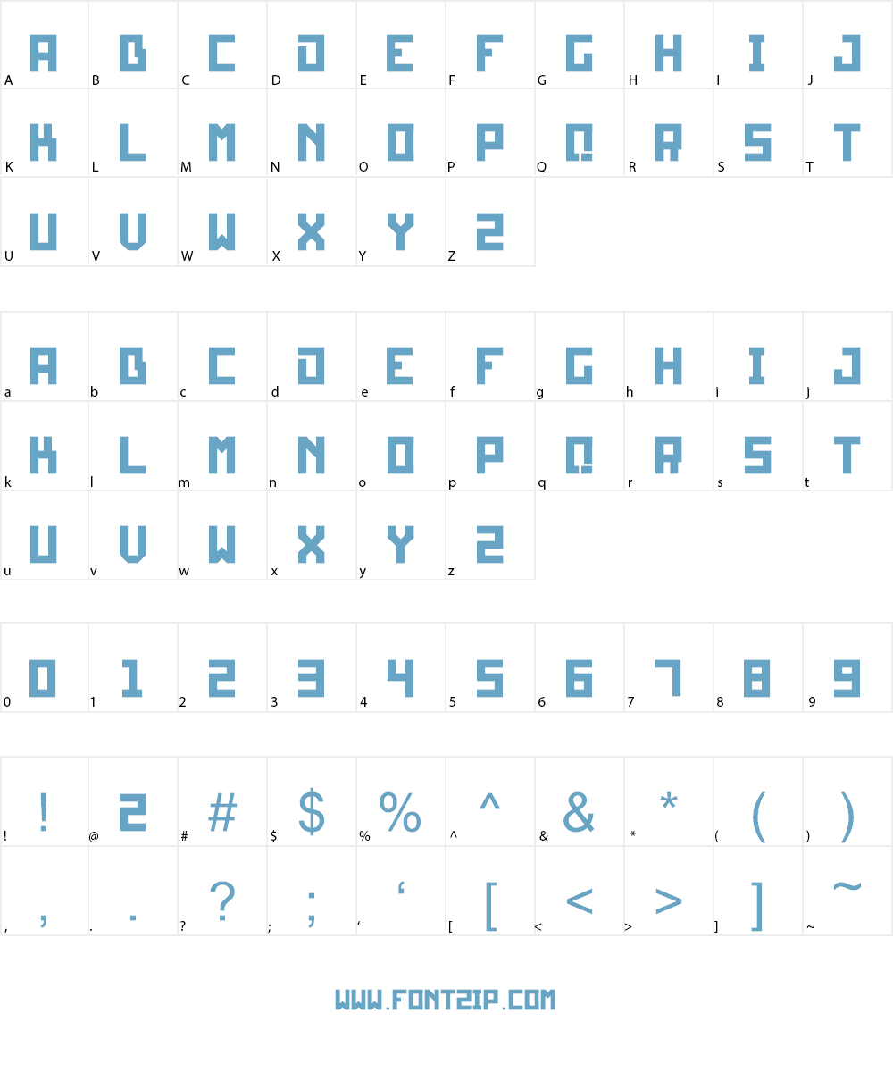 Bohlam Font Character