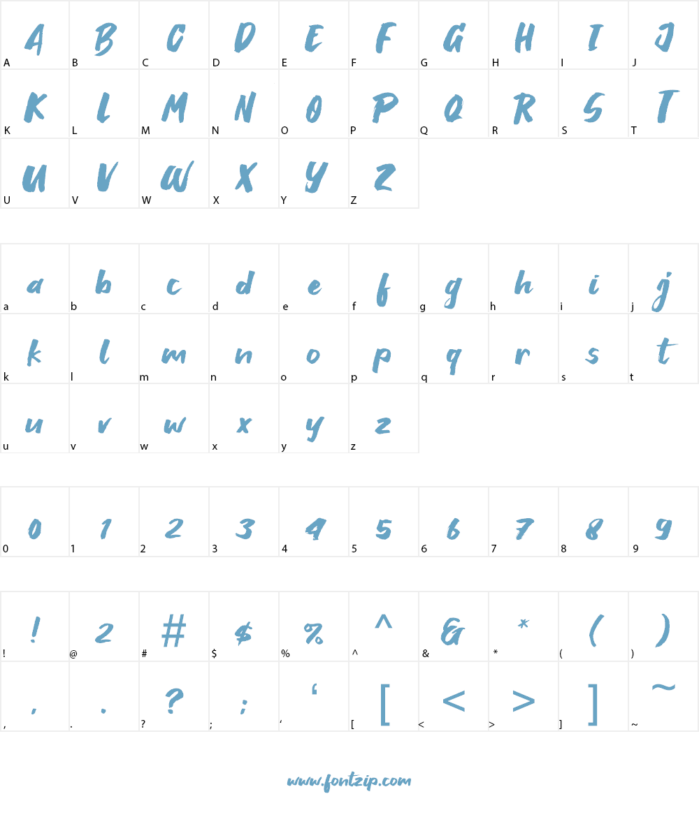 Breaking Wild Font Character