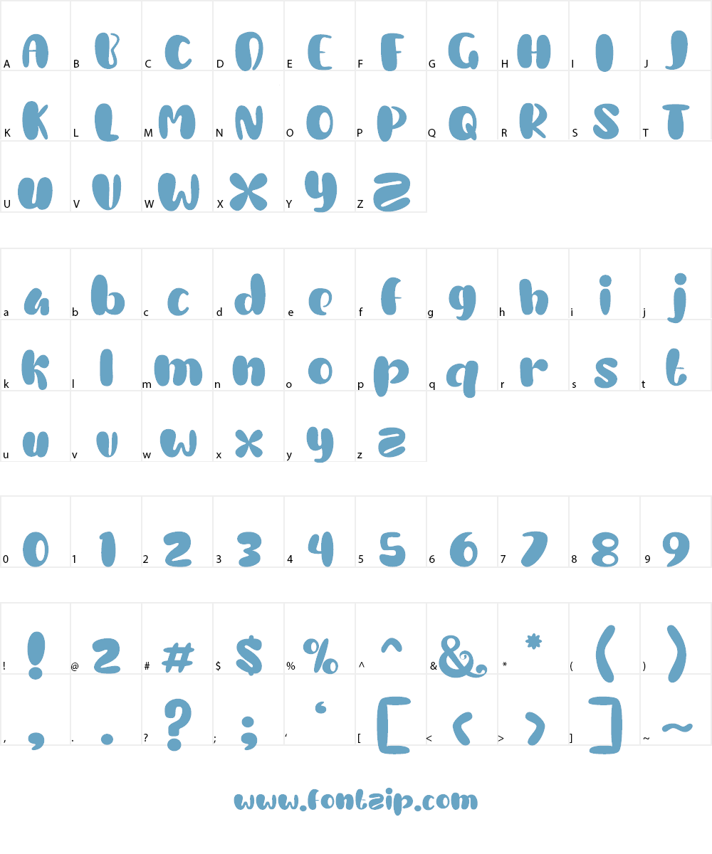 Cherry Cupcake Font Character