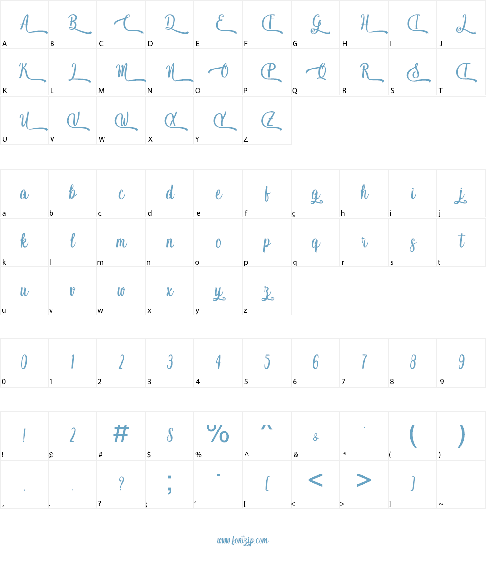 Christmas Ribby Font Character